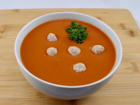 Tomatensoep met balletjes